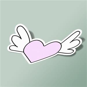 استیکر Angel Heart