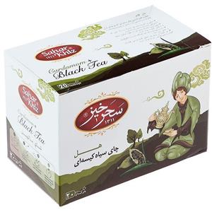 چای سیاه کیسه ای هل 20 عددی سحرخیز