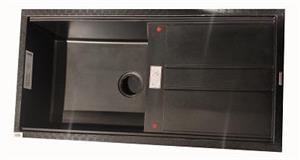 سینک ظرفشویی گرانیتی فونیکس PHOENIX کد C100/210 (مشکی) KARBON