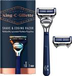 ژیلت اصلاح و لبه دار مردانه 5 تیغه Gillette – برند King C – 