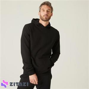 هودی مردانه دومیوس مدل Domyos Men’s Black Hoodie Sweatshirt Fitness Light Workout