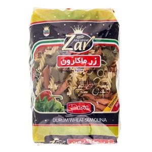 ماکارونی مخلوط سبزیجات 500 گرمی زر ماکارون