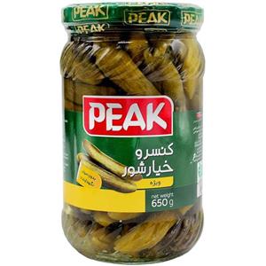 کنسرو خیارشور سوپر ویژه پیک - 650 گرم