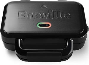 Breville Ultimate Deep Fill Toastie Maker | توستر ساندویچ 2 برش | صفحات نچسب متحرک | فولاد ضد زنگ | مشکی [VST082] -