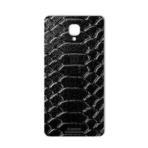 برچسب تزئینی ماهوت مدل Snake Leather مناسب برای گوشی  OnePlus 3 MAHOOT Snake Leather Special Sticker for OnePlus 3