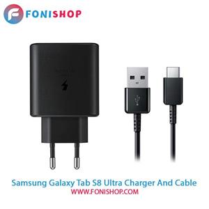 کابل و شارژر اصلی سامسونگ Samsung Galaxy Tab S8 Ultra