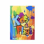 دفتر کلاسور 100 برگ دلتا 26 حلقه مقوایی قفل فلزی طرح KIDS AT PLAY