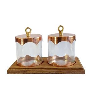 کندی باکس 2 تایی مسی طرح ساده کد ZH251.2