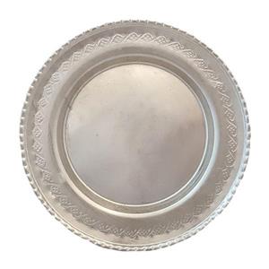 بشقاب مسی پلو خوری دور طرح دار کد ZH145