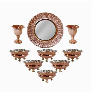قیمت ظروف هفت سین مسی کد ZH223.15
