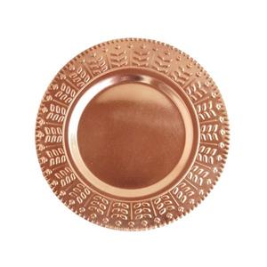 بشقاب پیش دستی دور طرح مسی کد ZH223