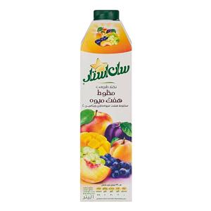 آبمیوه مخلوط  هفت  میوه 1000 میلی لیتری سان استار