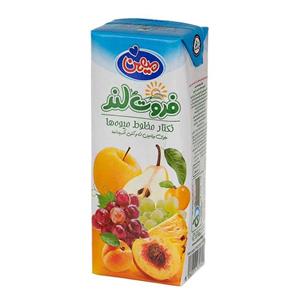 آبمیوه مخلوط میوه ها 200 میلی لیتری  میهن