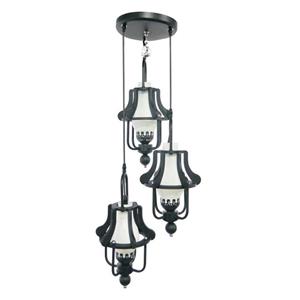 آویز نبراس مدل نگین 3 شعله کد 2426br