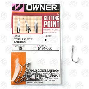 قلاب پایه بلند استیل خاردار ژاپنی OWNER سایز ۱۰ بسته ۱۰ عددی