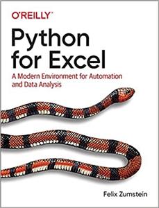 جلد معمولی سیاه و سفید_کتاب Python for Excel: A Modern Environment for Automation and Data Analysis