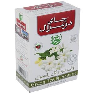 چای سبز و گل یاسمین 100 گرمی دوغزال