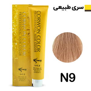 رنگ مو کرون کالر بلوند پلاتینه خیلی روشن CORWON COLOR