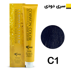 رنگ مو کرون کالر مشکی پر کلاغی CORWON COLOR
