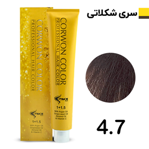 رنگ مو کرون کالر شکلاتی تیره CORWON COLOR