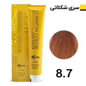 رنگ مو کرون کالر شکلاتی کاراملی CORWON COLOR