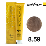 رنگ مو کرون کالر گردویی روشن CORWON COLOR