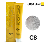 رنگ مو کرون کالر بلوند دودی خیلی روشن CORWON COLOR