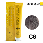 رنگ مو کرون کالر بلوند دودی متوسط CORWON COLOR