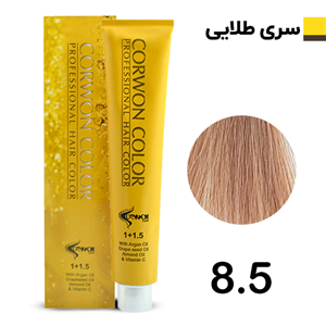 رنگ مو کرون کالر بلوند طلایی روشن CORWON COLOR