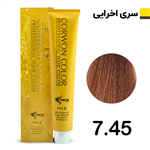 رنگ مو کرون کالر بلوند اخرایی متوسط CORWON COLOR