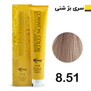 رنگ مو کرون کالر بژ شنی روشن CORWON COLOR