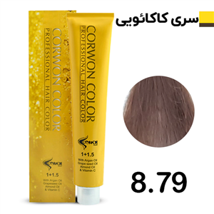 رنگ مو کرون کالر کاکائویی خیلی روشن CORWON COLOR