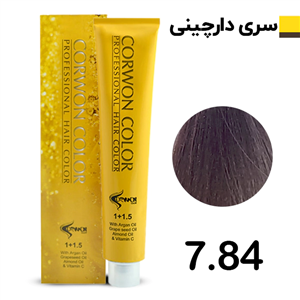 رنگ مو کرون کالر دارچینی روشن CORWON COLOR
