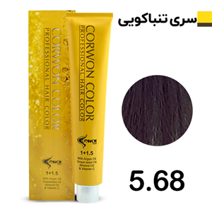 رنگ مو کرون کالر قهوه ای تنباکویی CORWON COLOR