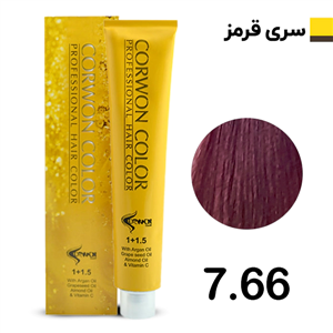 رنگ مو کرون کالر قرمز لیزاری CORWON COLOR