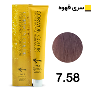 رنگ مو کرون کالر قهوه الاماید CORWON COLOR