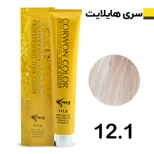 رنگ مو کرون کالر دودی کاملا روشن (صدفی) CORWON COLOR