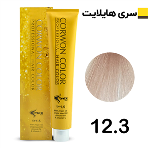 رنگ مو کرون کالر بژ کامل روشن (وانیلی) CORWON COLOR