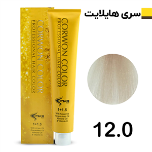 رنگ مو کرون کالر طبیعی کاملا روشن CORWON COLOR