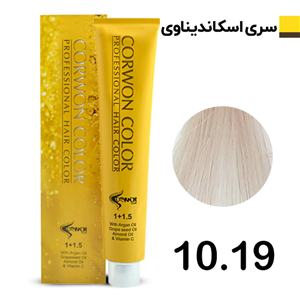 رنگ مو کرون کالر مرواریدی شامپاینی CORWON COLOR