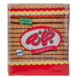 بیسکویت جو با شهد توت و شیره خرما طرح خوشه 265 گرمی جمانه
