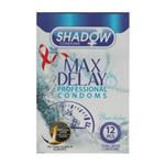کاندوم تاخیری ‏Max Delay‏ بسته 12 عددی شادو