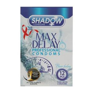کاندوم تاخیری ‏Max Delay‏ بسته 12 عددی شادو 