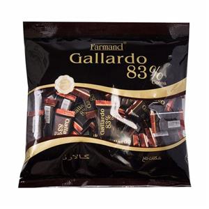 شکلات تلخ 83 درصد فرمند سری گالارد مقدار 330 گرم Farmand Gallardo 83 Percent Dark Chocolate 330gr