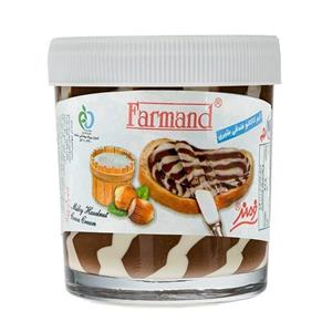 کرم کاکائو فندقی شیری فرمند مقدار 200 گرم Farmand Milky Hazelnut Cocoa Cream 200gr