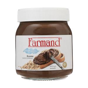 کرم کاکائو کنجدی فرمند مقدار 350 گرم Farmand Sesamoid Cocoa Cream 350gr