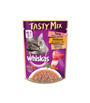 Whiskas Tasty Pouch Adult Wet Cat Food With Tuna & Kanikama In Carrot Sause