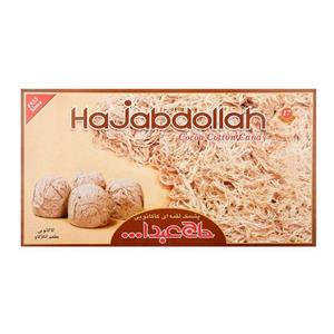 پشمک کاکائویی حاج عبدالله مقدار 350 گرم