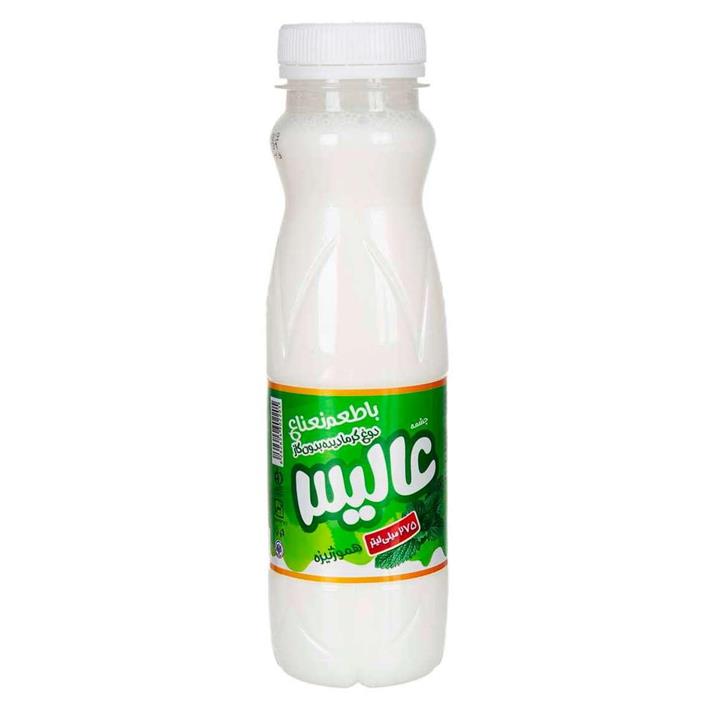 دوغ گرمادیده با طعم نعناع بدون گاز 275 میلی لیتری عالیس