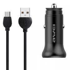 شارژر فندکی اوی مدل C-838 به همراه کابل تبدیل microUSB